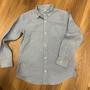 💙 GAP Kids Chambray Button-Up Shirt – Size XL (14/16)